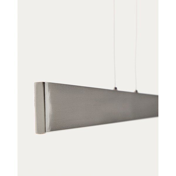 LED viseća svjetiljka u srebrnoj boji s metalnim sjenilom Boadella – Kave Home-image-4