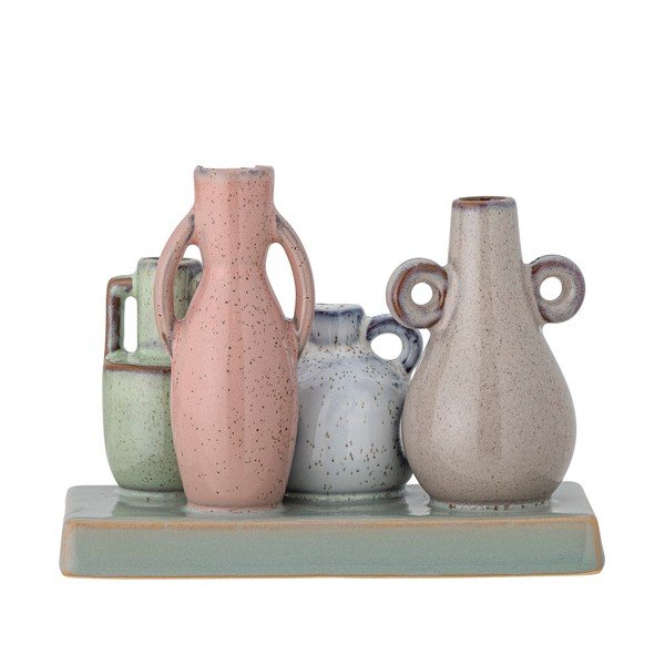 Vaza od kamenine (visina 11 cm) Aidan – Bloomingville-image-1