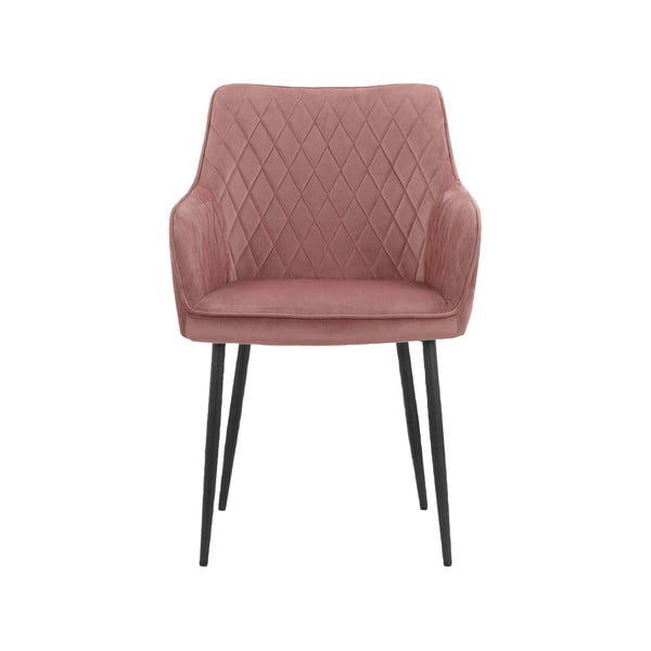 Svijetlo ružičaste podstavljene blagovaonske stolice u setu 2 kom Elvira – Støraa-image-2