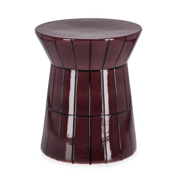 Bordo okrugao stolić za kavu keramički ø 38 cm Abbes – Bizzotto