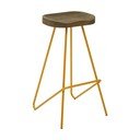 Barska stolica od čvrstog brijesta u zlatnoj boji/u prirodnoj boji (visine sjedala 78 cm) District – Premier Housewares