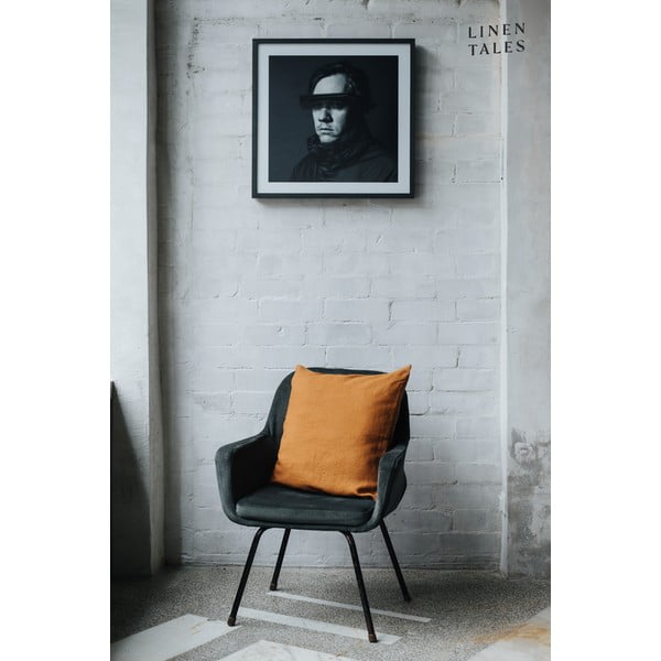 Lanena ukrasna jastučnica 40x40 cm Hazelnut – Linen Tales-image-2