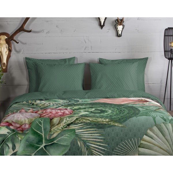 Zelena flanel posteljina za krevet 140x200 cm - HIP-image-2