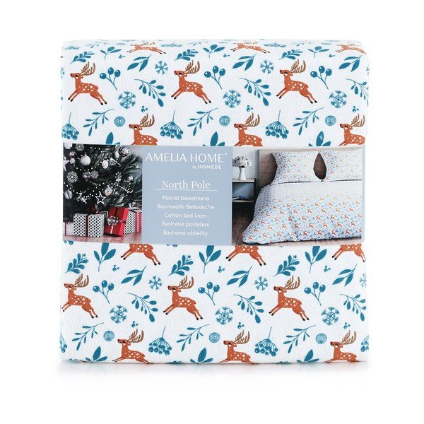 Posteljina od flanela AmeliaHome Snuggy Northpole, 200 x 200 cm-image-4