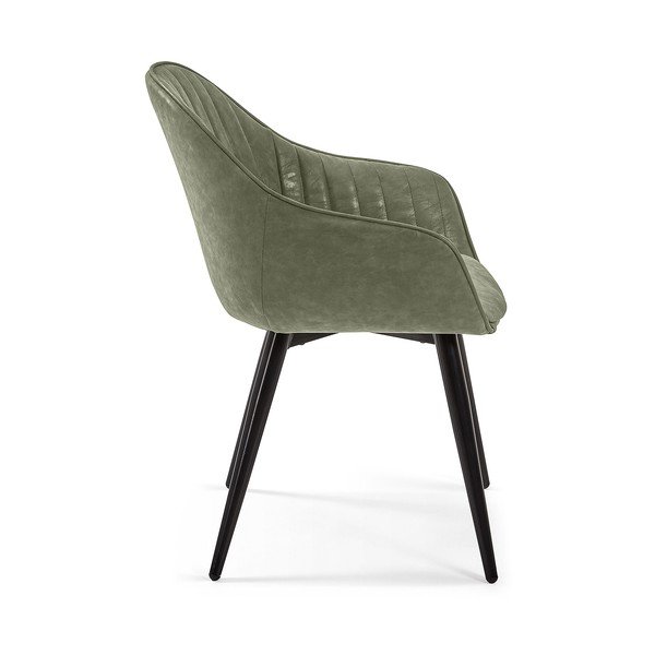 Zelena blagovaonska stolica Kave Home Herbert-image-2