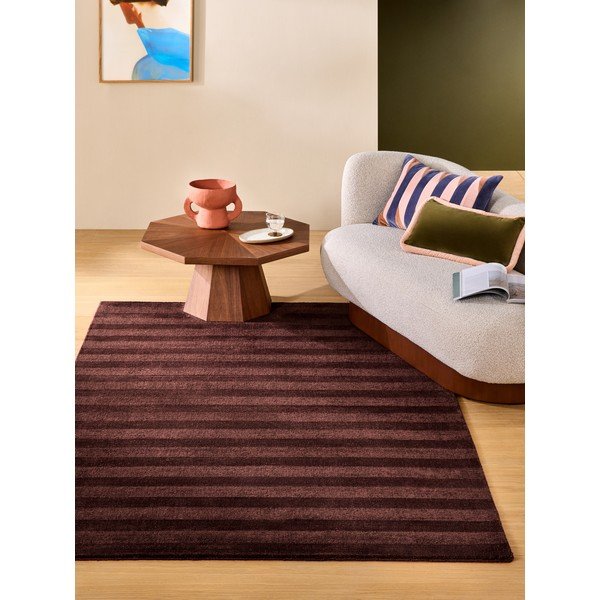 Bordo ručno rađen tepih od recikliranih vlakna 160x230 cm Connor – MADE-image-1