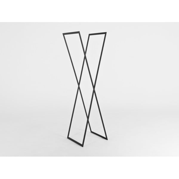 Crna metalna vješalica CustomForm Rosette-image-3