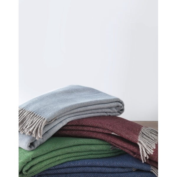 Vinsko-crveni pokrivač pamuk Euromant Jade 140 x 160 cm-image-1