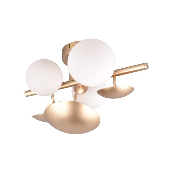 Bijela/u zlatnoj boji zidna lampa Bubble – Trio Select