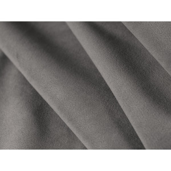 Tamno sivi tapecirani bračni krevet s podnicom 140x200 cm Lily - Micadoni Home-image-1