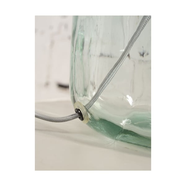 Stolna lampa s bež sjenilom i konstrukcijom od recikliranog stakla Good &amp; Mojo Murano, ⌀ 30 cm-image-1