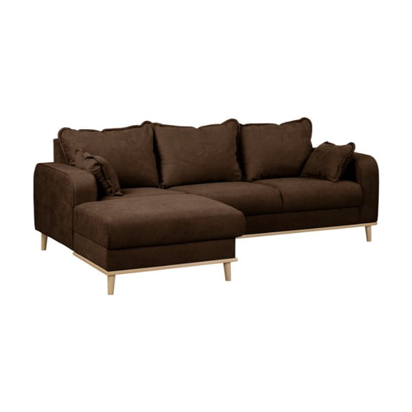 Tamno smeđa kutna garnitura (lijevi kut) Beata - Ropez-image-2