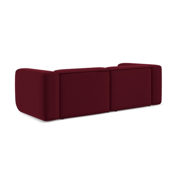 Bordo baršunasti sofa 228 cm Ekahi – Makamii-image-4