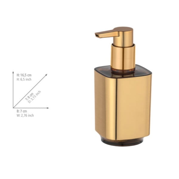 Dozator sapuna zlatni Wenko Auron-image-1