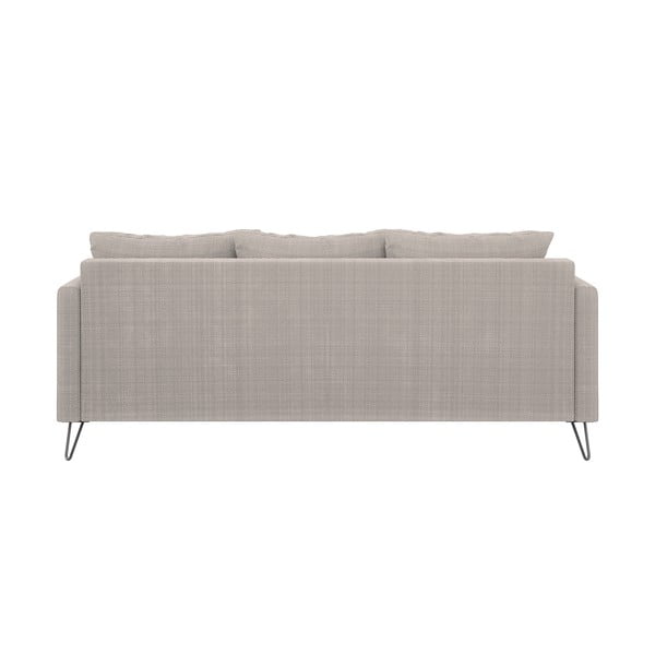 Svjetlo smeđa sofa od šenila 200 cm Freya – Ropez-image-2