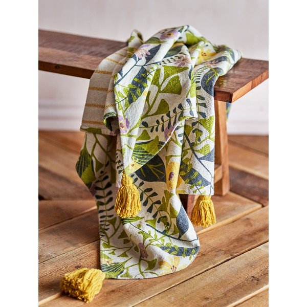 Deka od recikliranog pamuka 130x160 cm Camelie – Bloomingville-image-1