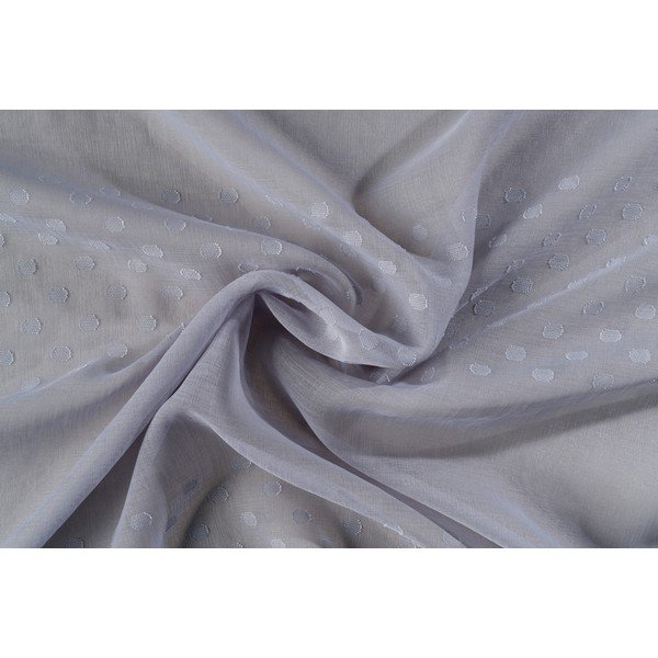Siva prozirna zavjesa 140x260 cm Aurea – Mendola Fabrics-image-3