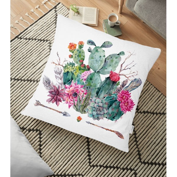 Jastučnica s udjelom pamuka Minimalist Cushion Covers Desert Flowers, 70 x 70 cm