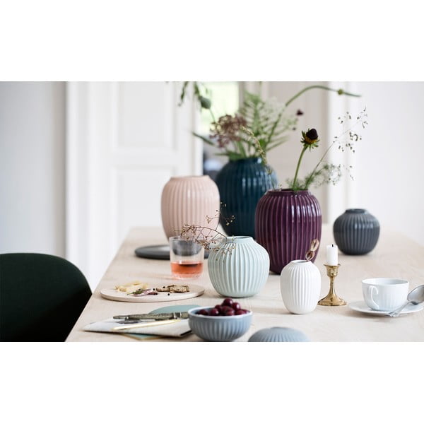 Antracit kamena vaza Kähler Design Hammershoi, visina 12,5 cm-image-3