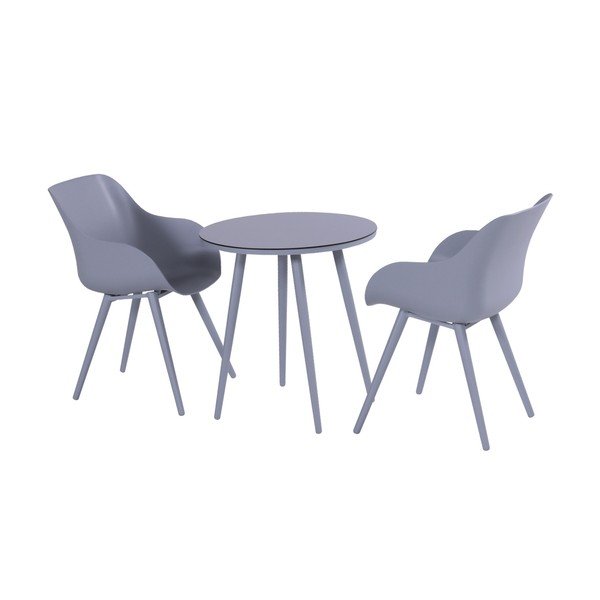 Sivi vrtni stol Hartman Sophie Studio Bistro, ø 66 cm-image-2