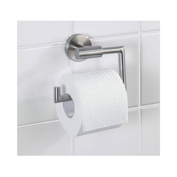 Zidni držač toaletnog papira od nehrđajućeg čelika u mat srebrnoj boji Bosio – Wenko-image-1