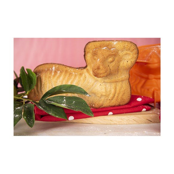 Silikonski kalup za pečenje za kolač u obliku janjeta 17x31 cm Beránek – Orion-image-4