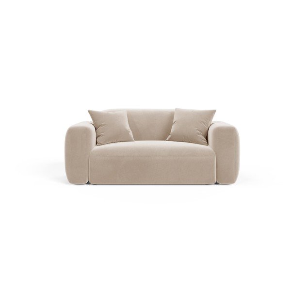 Bež baršunasti sofa 180 cm Strino – Cosmopolitan Design