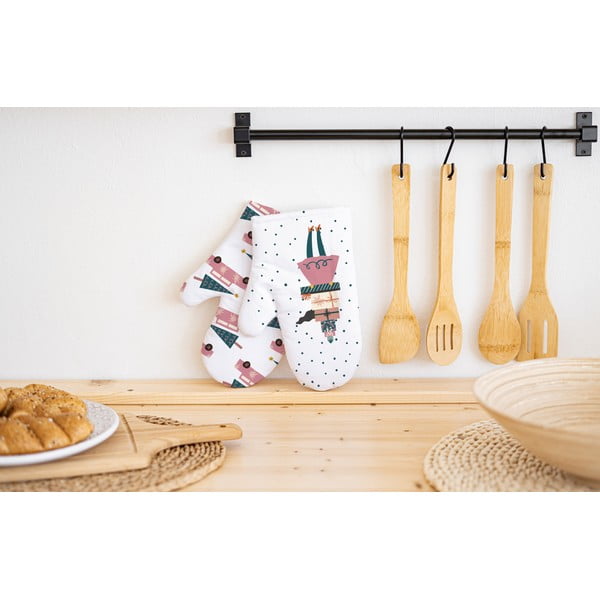 Kuhinjske rukavice u setu 2 kom s božićnim motivom – Butter Kings-image-1