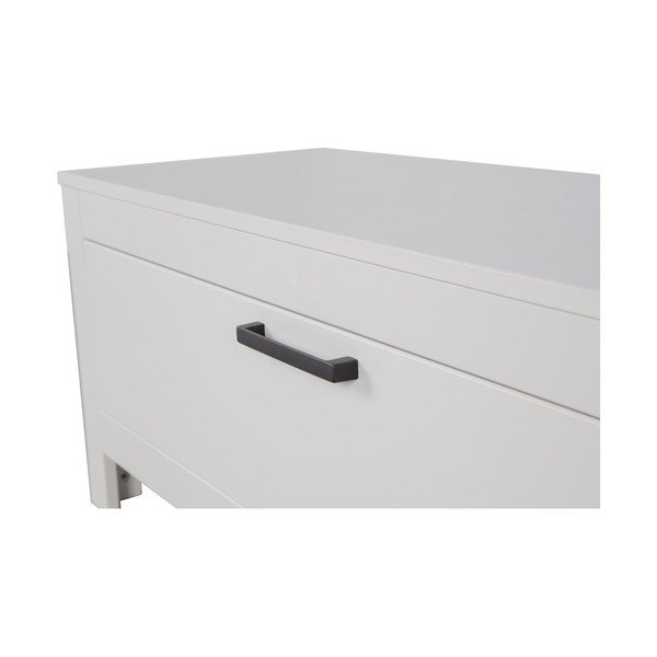 Svijetlo siva TV komoda od masivnog bora 120x45x40 cm Bonk – WOOOD-image-4