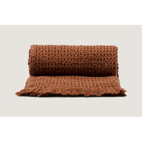 Smeđa deka 130x170 cm Nulina – Kave Home-image-3