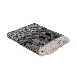 Sivo-bež prekrivač za bračni krevet 170x210 cm Etnik - Mijolnir