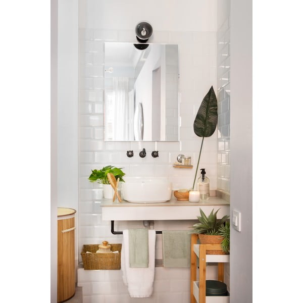 Okrugla košara za rublje od bambusa Compactor Round-image-4