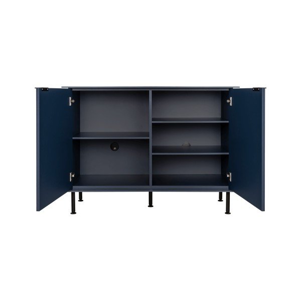 Tamno plava komoda s rupom za kabele 120x88x50 cm Suumo – noo.ma-image-3