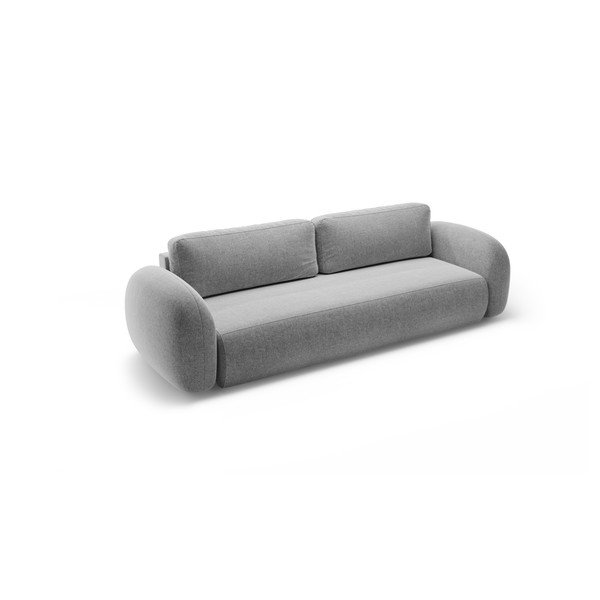 Svijetlo siva sklopiva/s prostorom za odlaganje sofa od šenila 262 cm Tonale – Cosmopolitan Design-image-2