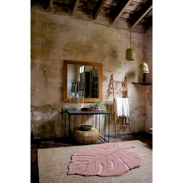 Ružičasti periv/ručno rađen pamučan dječji tepih 120x180 cm Monstera Vintage Nude – Lorena Canals-image-3
