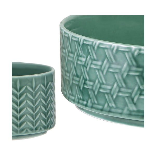 Tirkizne porculanske posude za posluživanje u setu 2 kom ø 30 cm Heath Jade – Ladelle-image-3