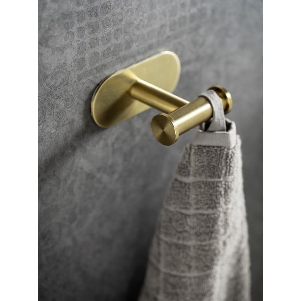 Samodržeća kuka od nehrđajućeg čelika Orea Gold - Wenko-image-1