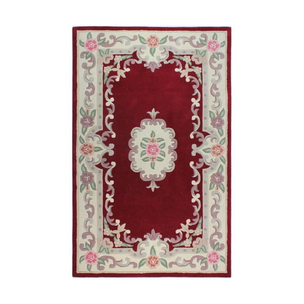 Crveni vuneni tepih Flair Rugs Aubusson, 75 x 150 cm