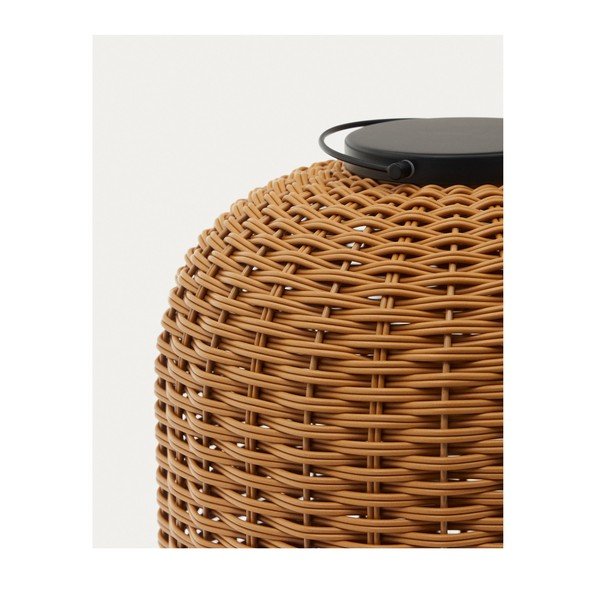Smeđa LED lanterna s USB (visina 55 cm) Saranella – Kave Home-image-3