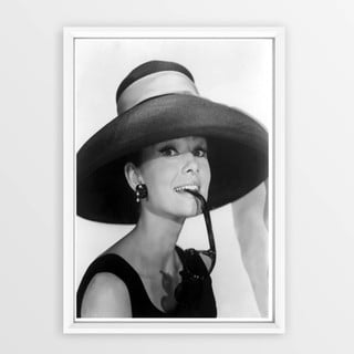 Poster u okviru Piacenza Art Audrey Hat, 30 x 20 cm