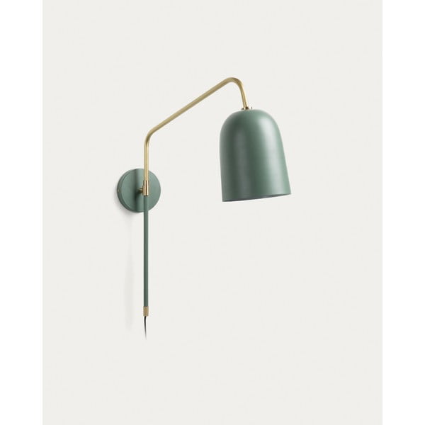 Zelena zidna lampa ø 15 cm Audrie – Kave Home-image-3