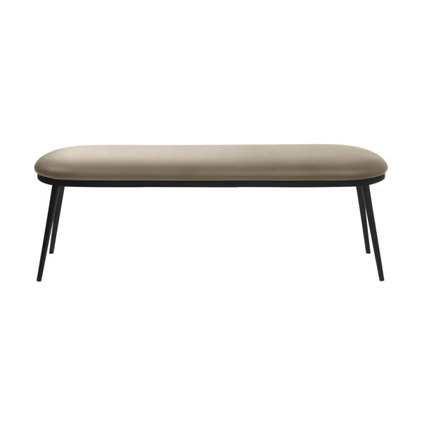 Bež klupa od imitacije kože Gain – Unique Furniture