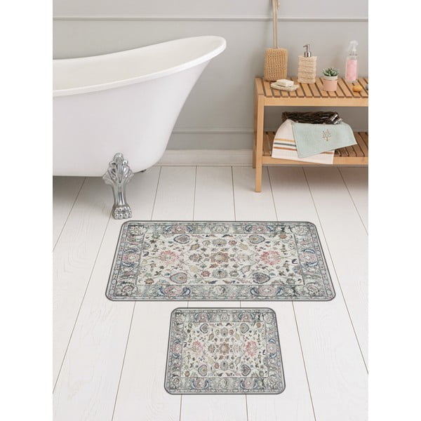 Sive kupaonske prostirke u setu 2 kom 60x100 cm – Mila Home-image-4