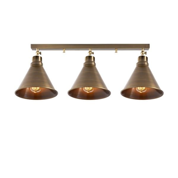 Stropna svjetiljka u brončanoj boji s metalnim sjenilom ø 20 cm Berceste – Opviq lights