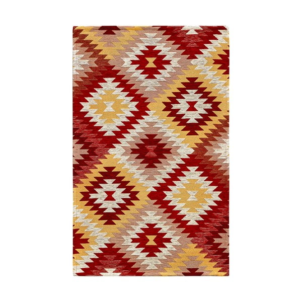 Crvena/žuta  periva staza 55x240 cm Avana Rosso – Floorita