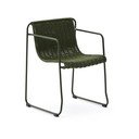 Zelena metalna vrtna stolica Maurina – Kave Home