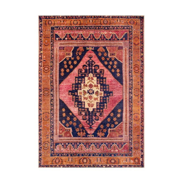 Narančasto-ružičasti tepih Floorita Senneh, 160 x 230 cm