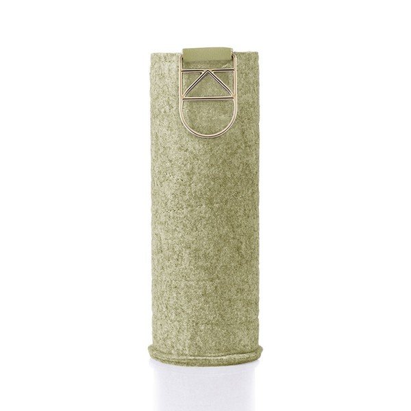 Zelena bočica od borosilikatnog stakla s navlakom od filca Equa Mismatch Playa, 750 ml-image-2