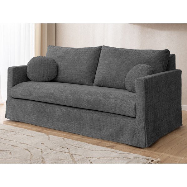 Tamno siva sofa 195 cm Paphos – Ropez-image-2