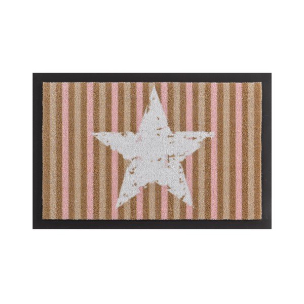 Hanse Home Star Stripes Bež prostirka, 40 x 60 cm